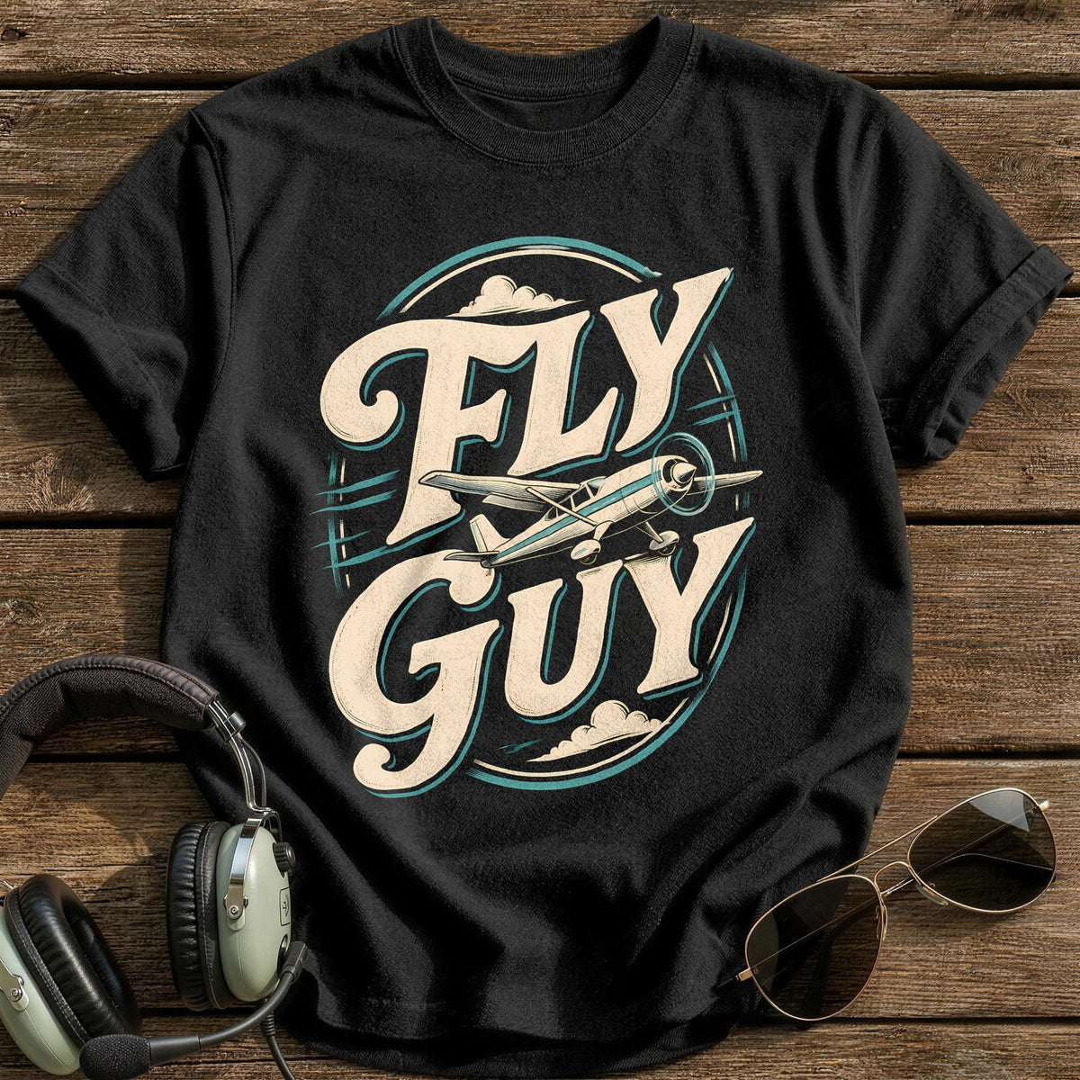 Fly Guy 22 T-Shirt - Black