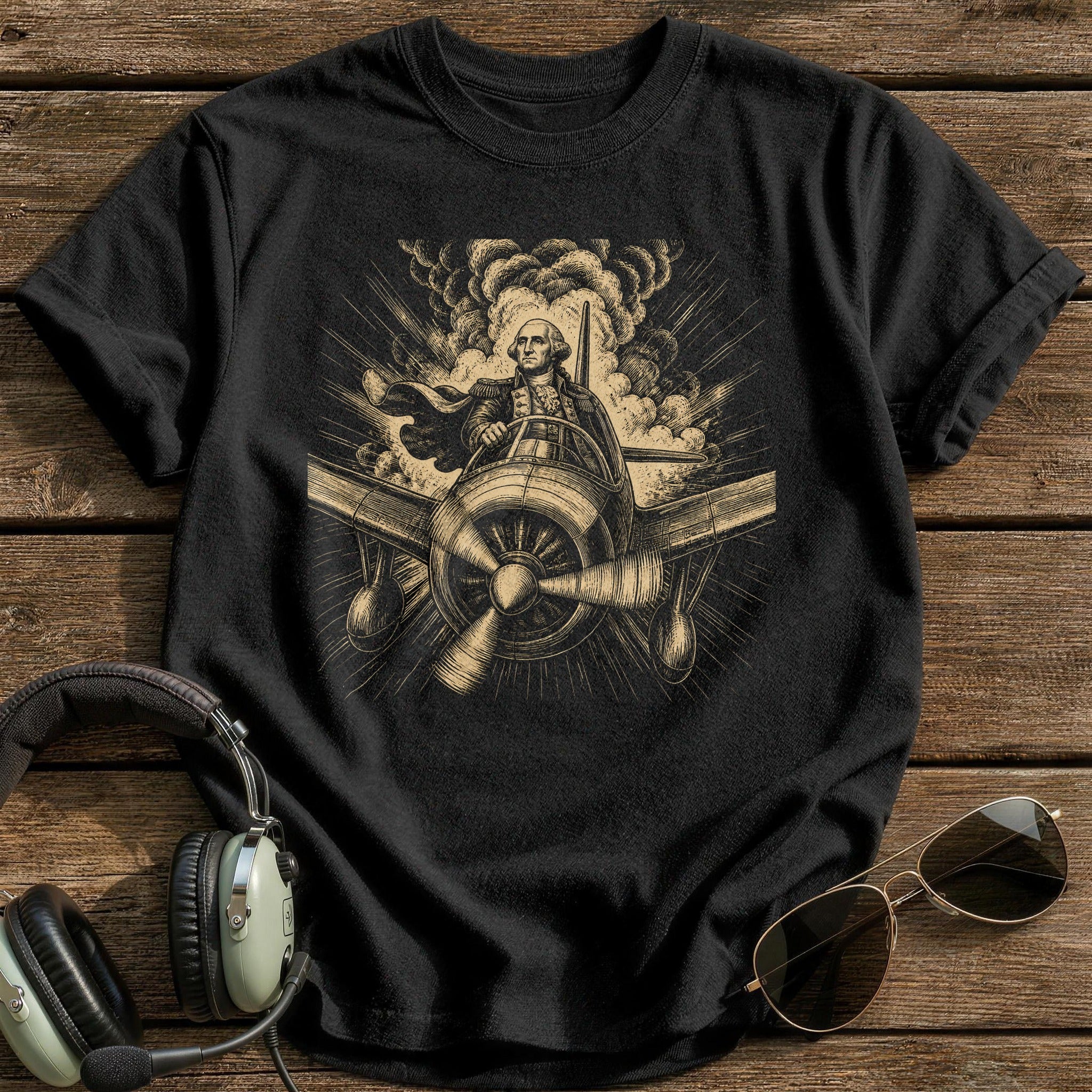 Founding Father Squadron T-Shirt - Black