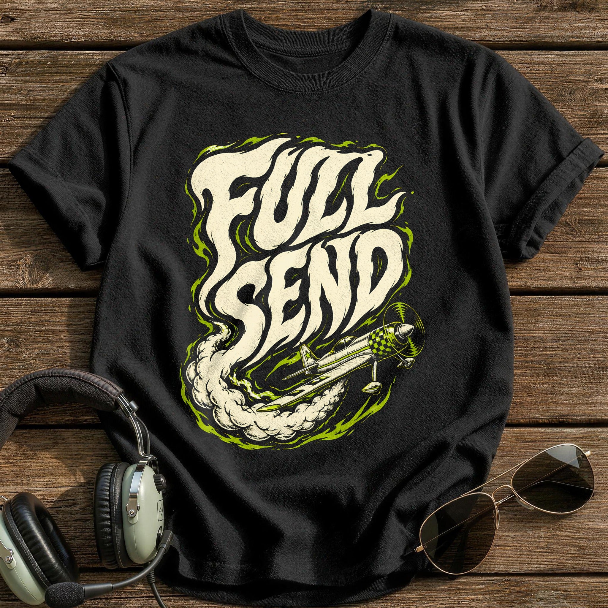 Full Send Acid 47 T-Shirt - Black