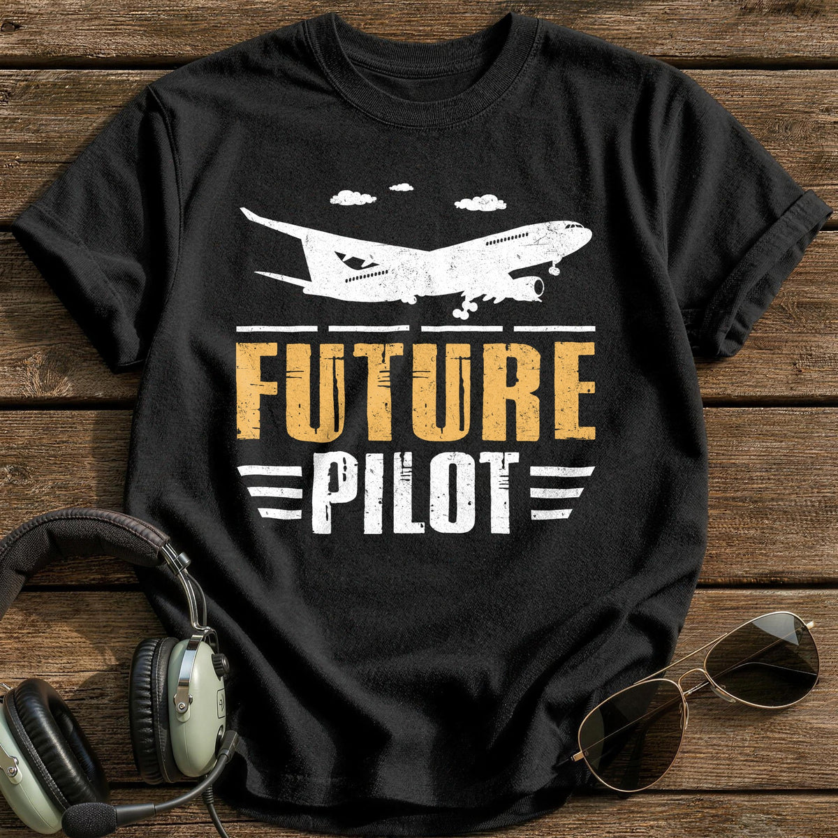Future Pilot T-Shirt - Black