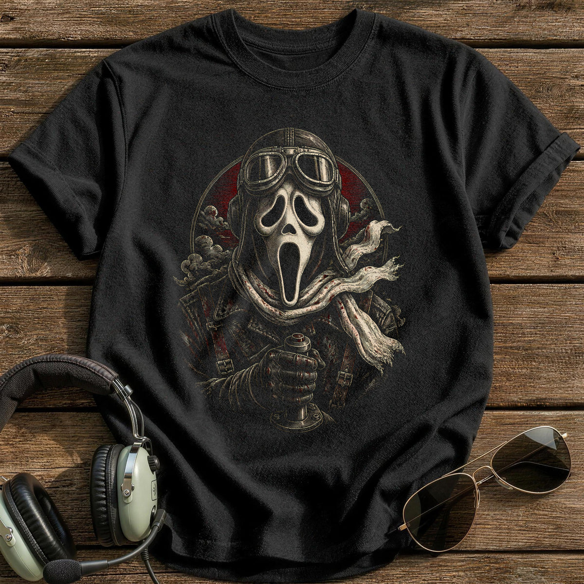 Ghostface Etched 41 T-Shirt - Black