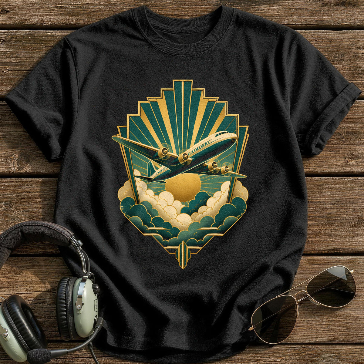 Golden Hour Formation T-Shirt - Black