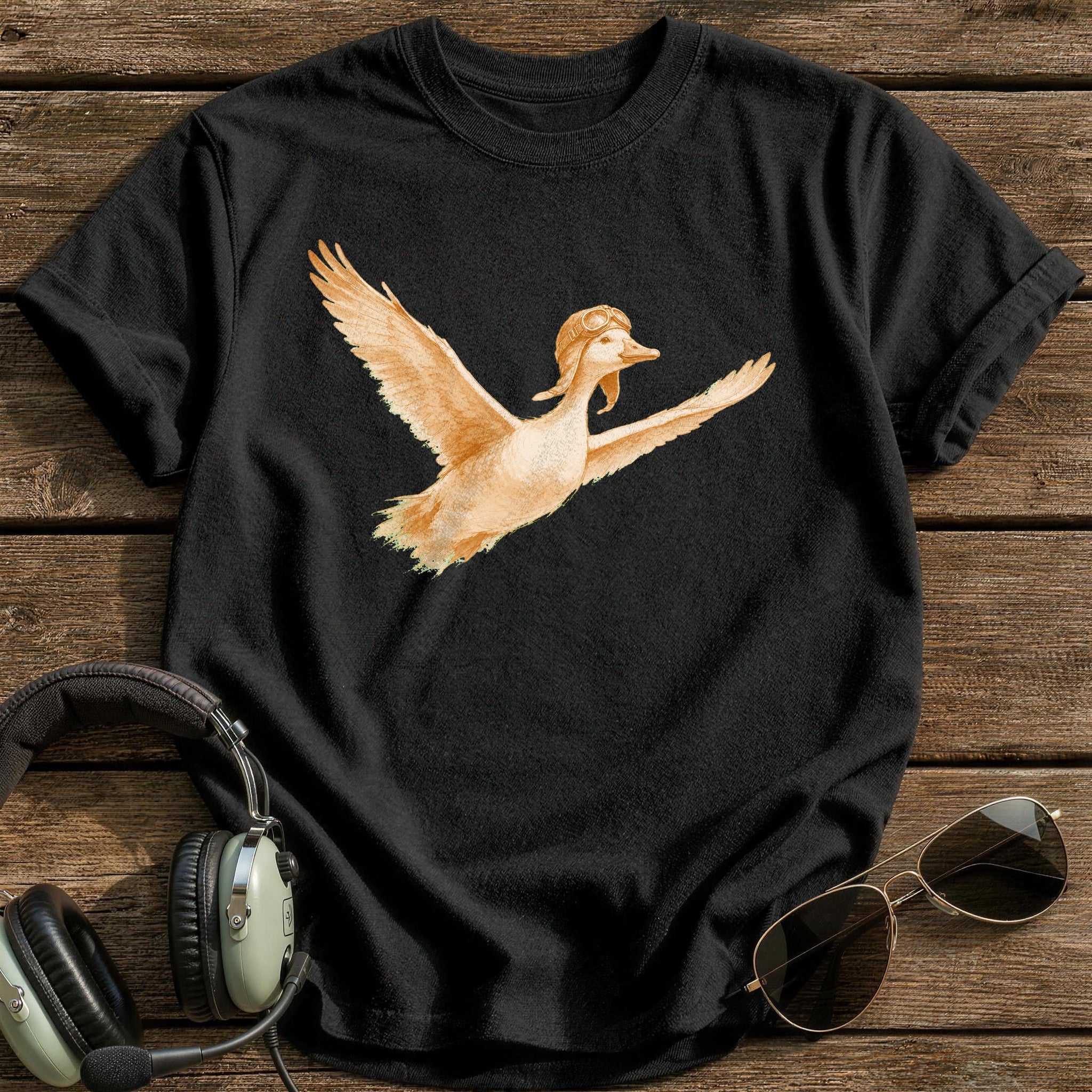 Goose on Final T-Shirt - Black