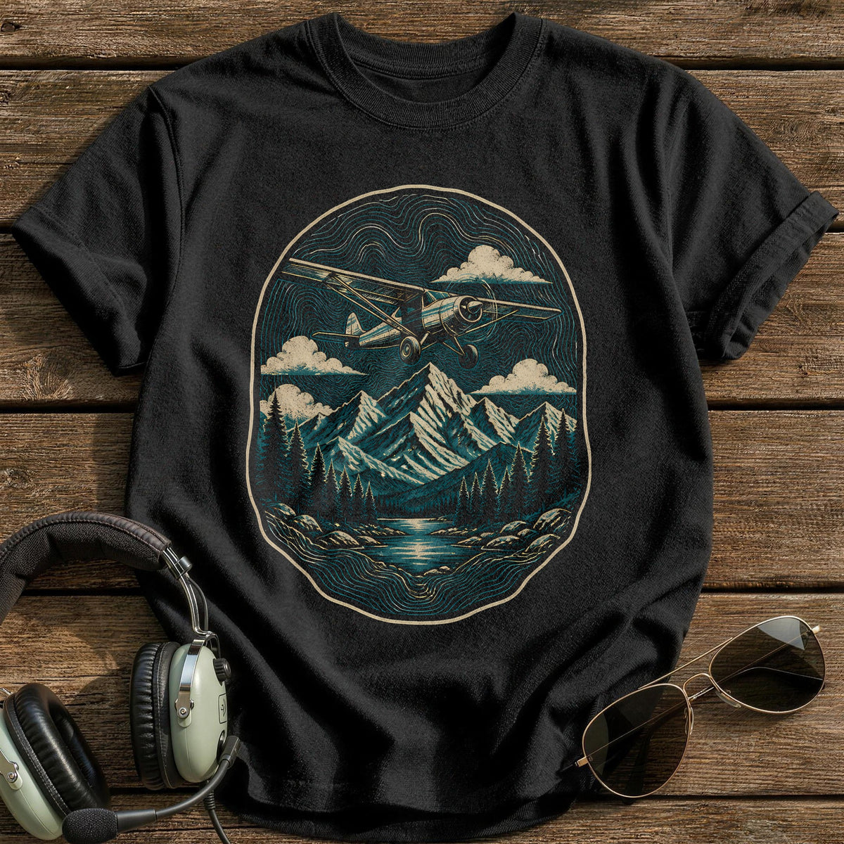 Gorpcore Bushplane 60 T-Shirt - Black