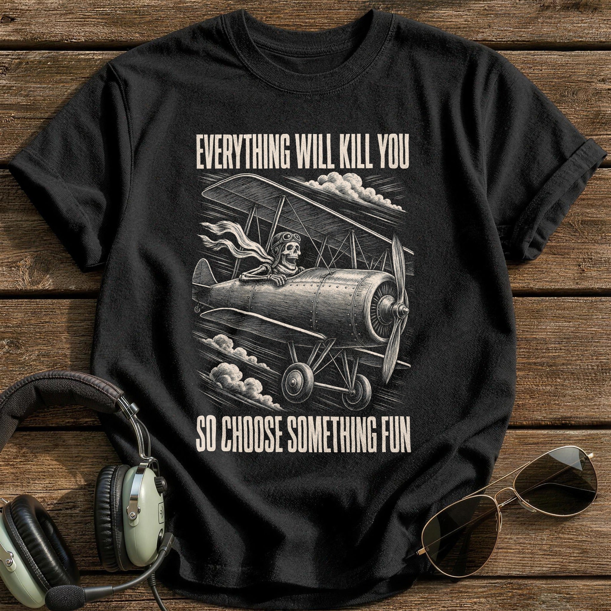 Grim Reaper Throttle T-Shirt - Black