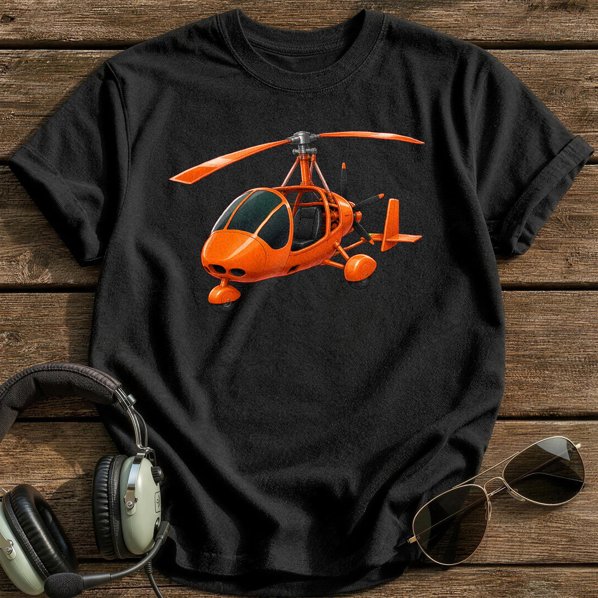 Gyrocopter 36 T-Shirt - Black
