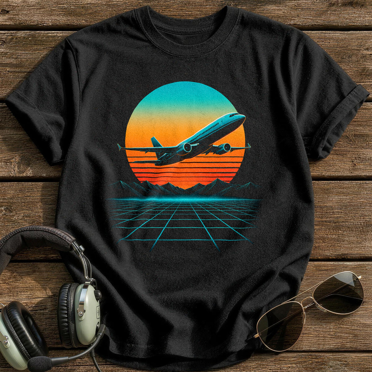 Horizon Jet Ascent T-Shirt - Black