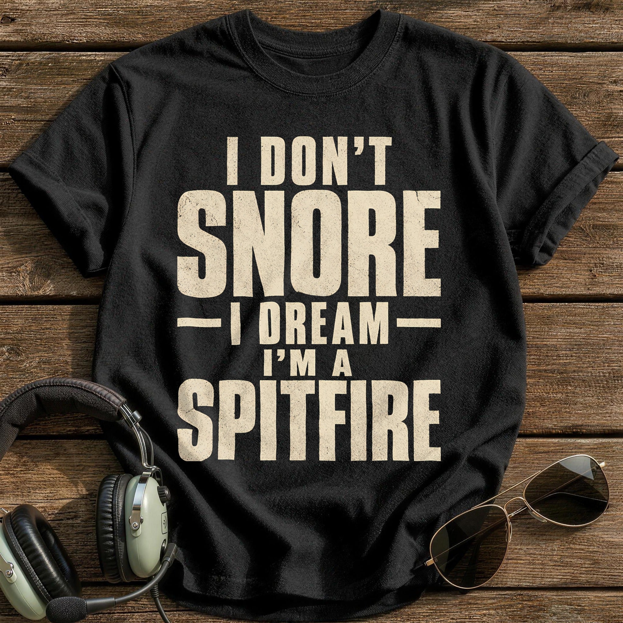 I Dream I'm A Spitfire - Black