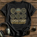 I Speak Fluent Steam Gauge - Black