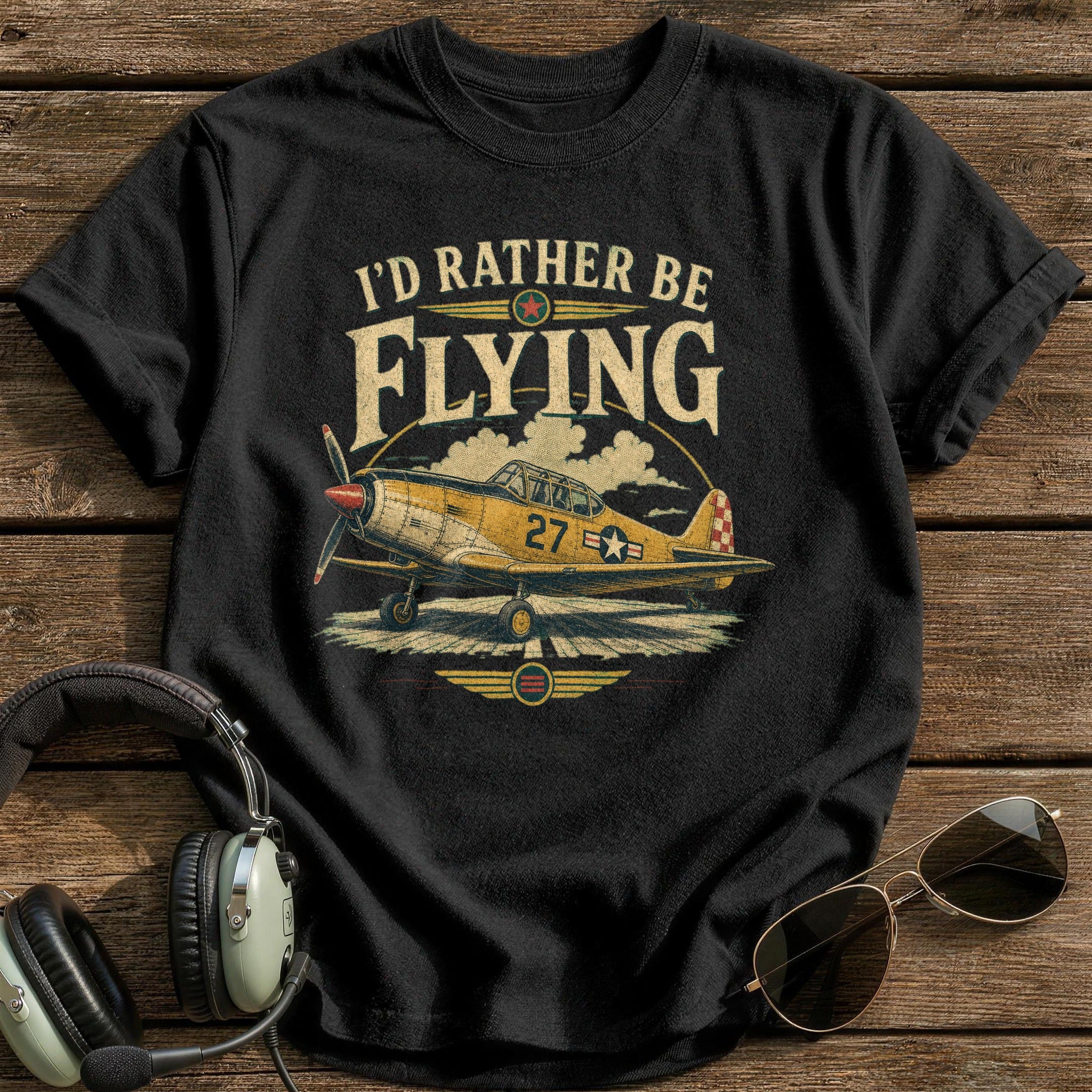 I'd Rather Be Flying - Black