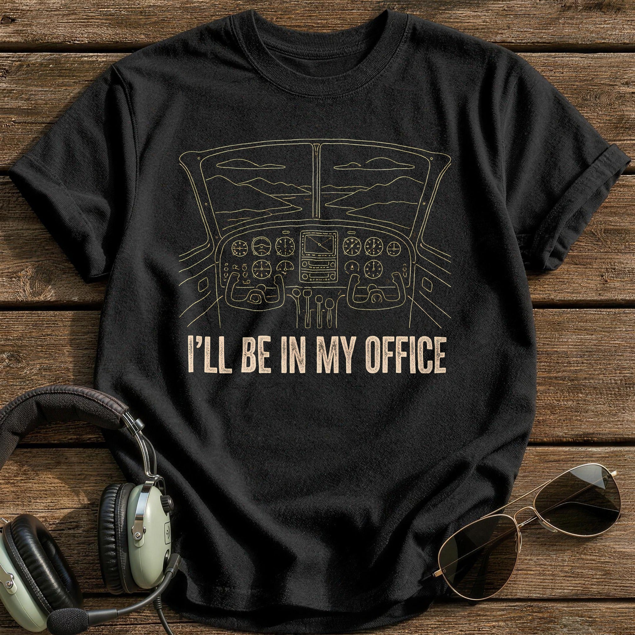 Ill Be In My Office 23 T-Shirt - Black