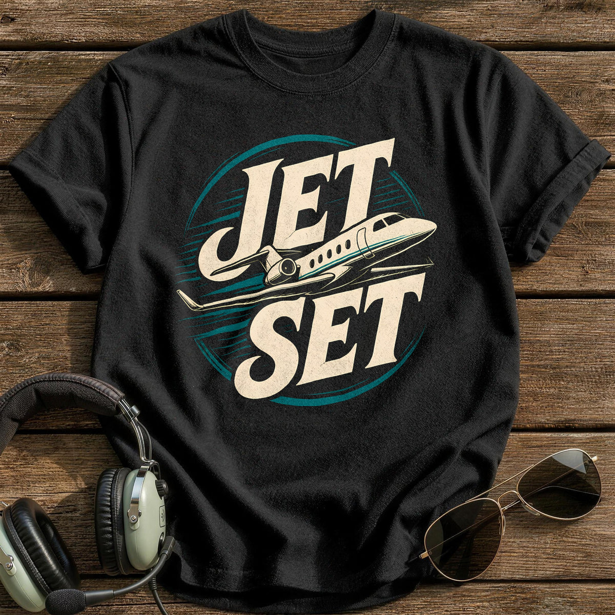 Jet Set Soul T-Shirt - Black