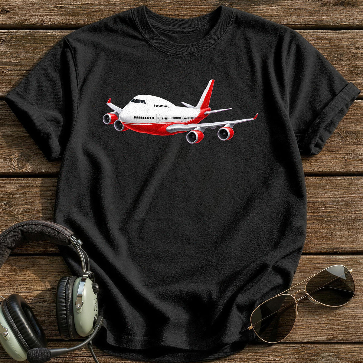 Jumbo Jet 22 T-Shirt - Black