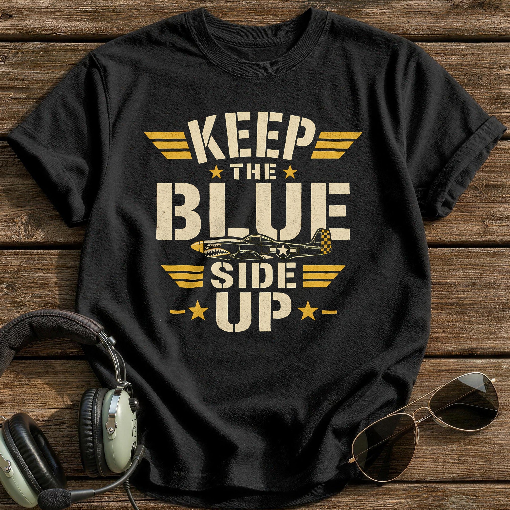 Keep The Blue Side Up - Black