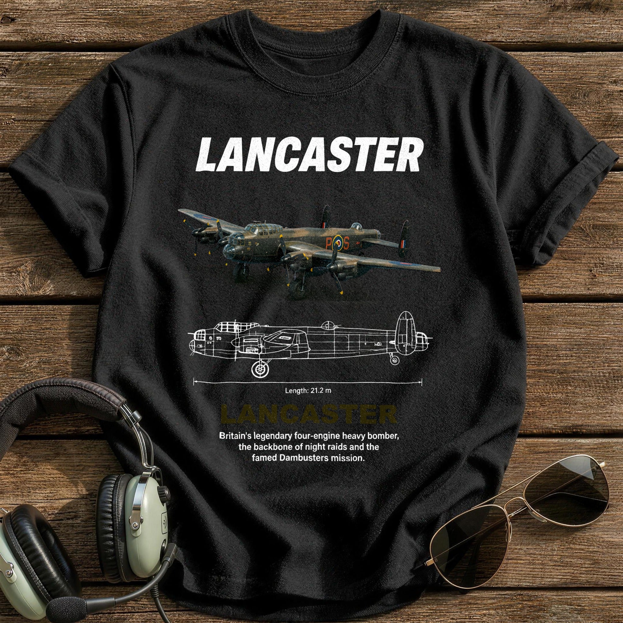 Lancaster 90 T-Shirt - Black