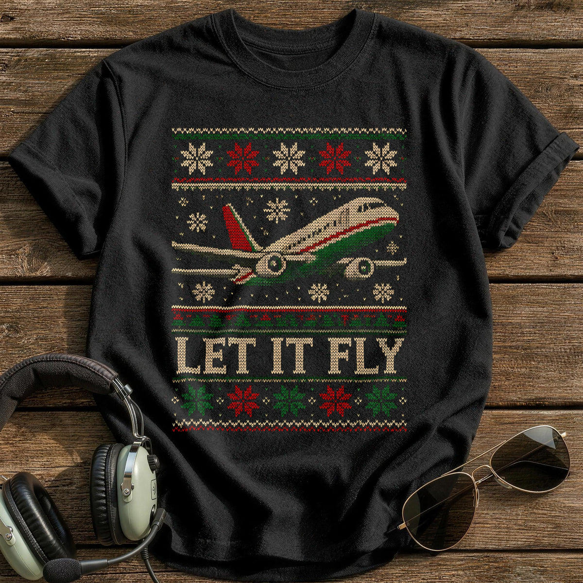 Let It Fly 38 T-Shirt - Black