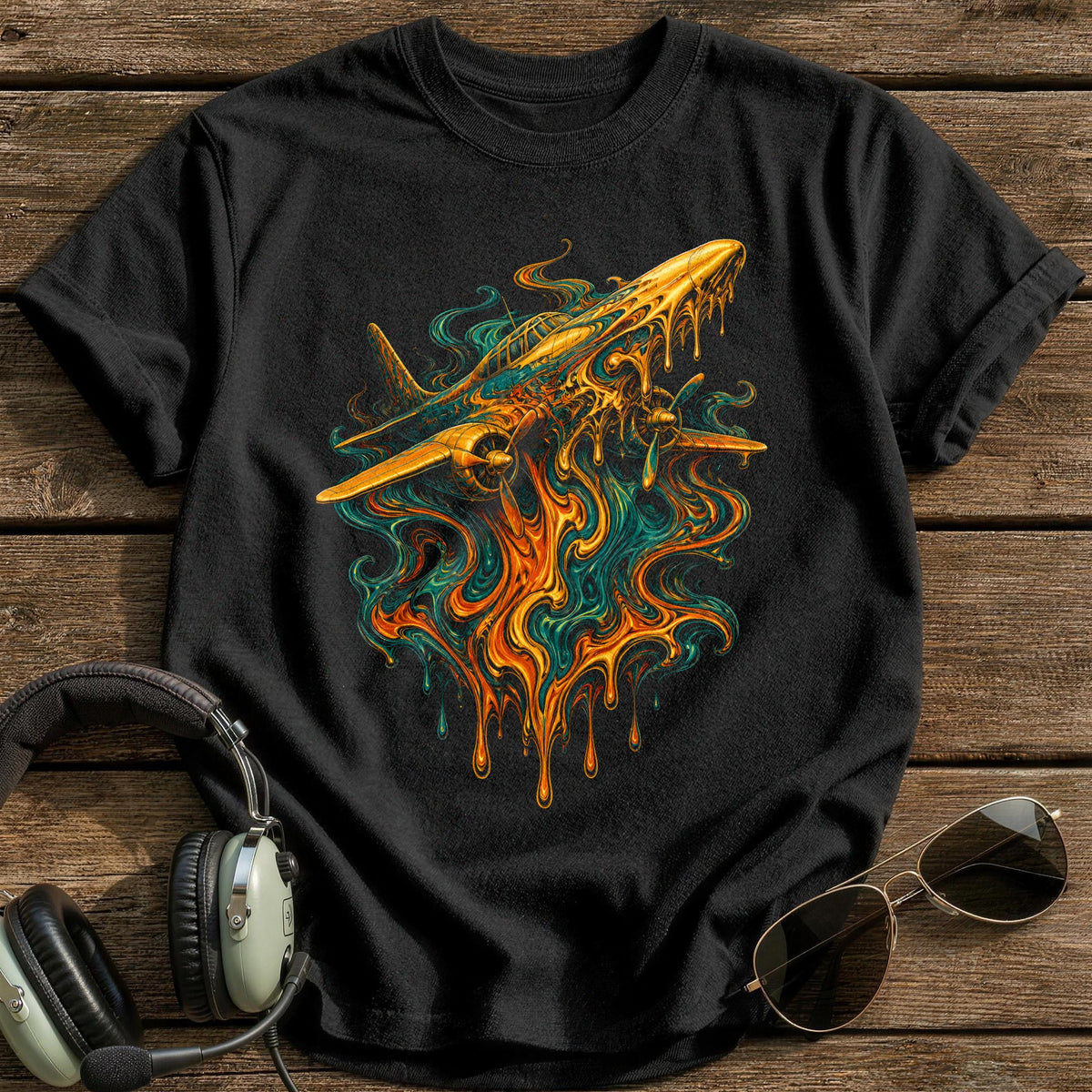 Liquid Gold Ascent T-Shirt - Black