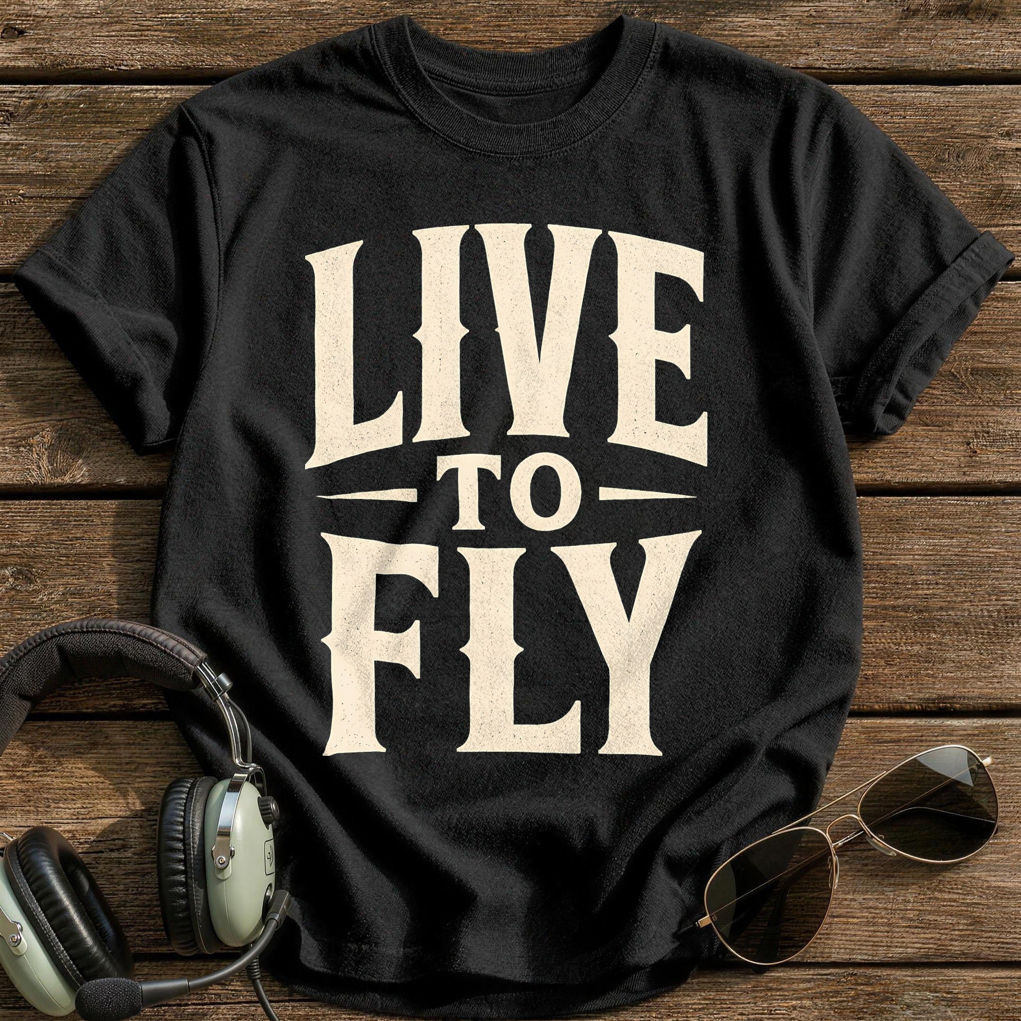Live To Fly - Black