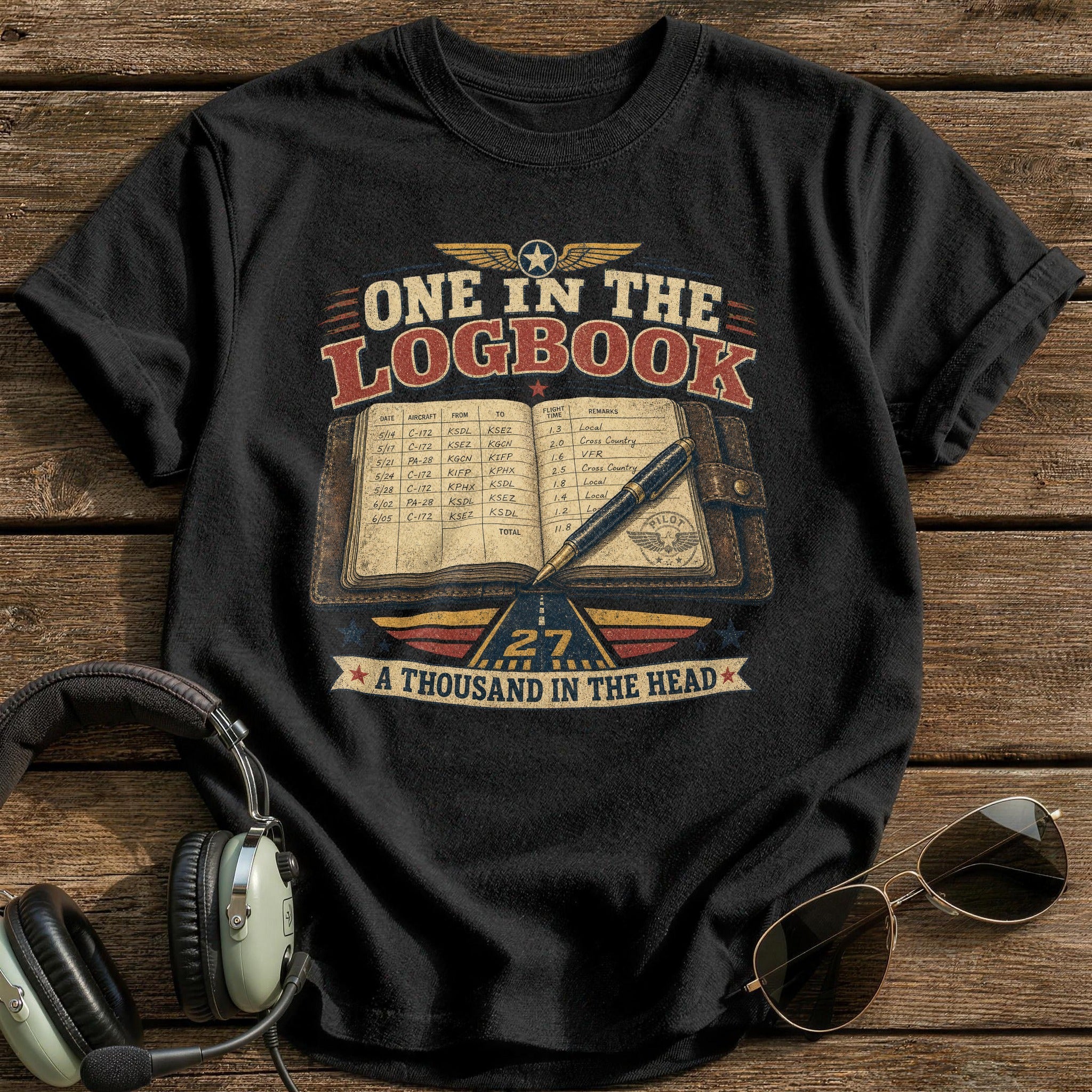 Logbook Legend T-Shirt - Black