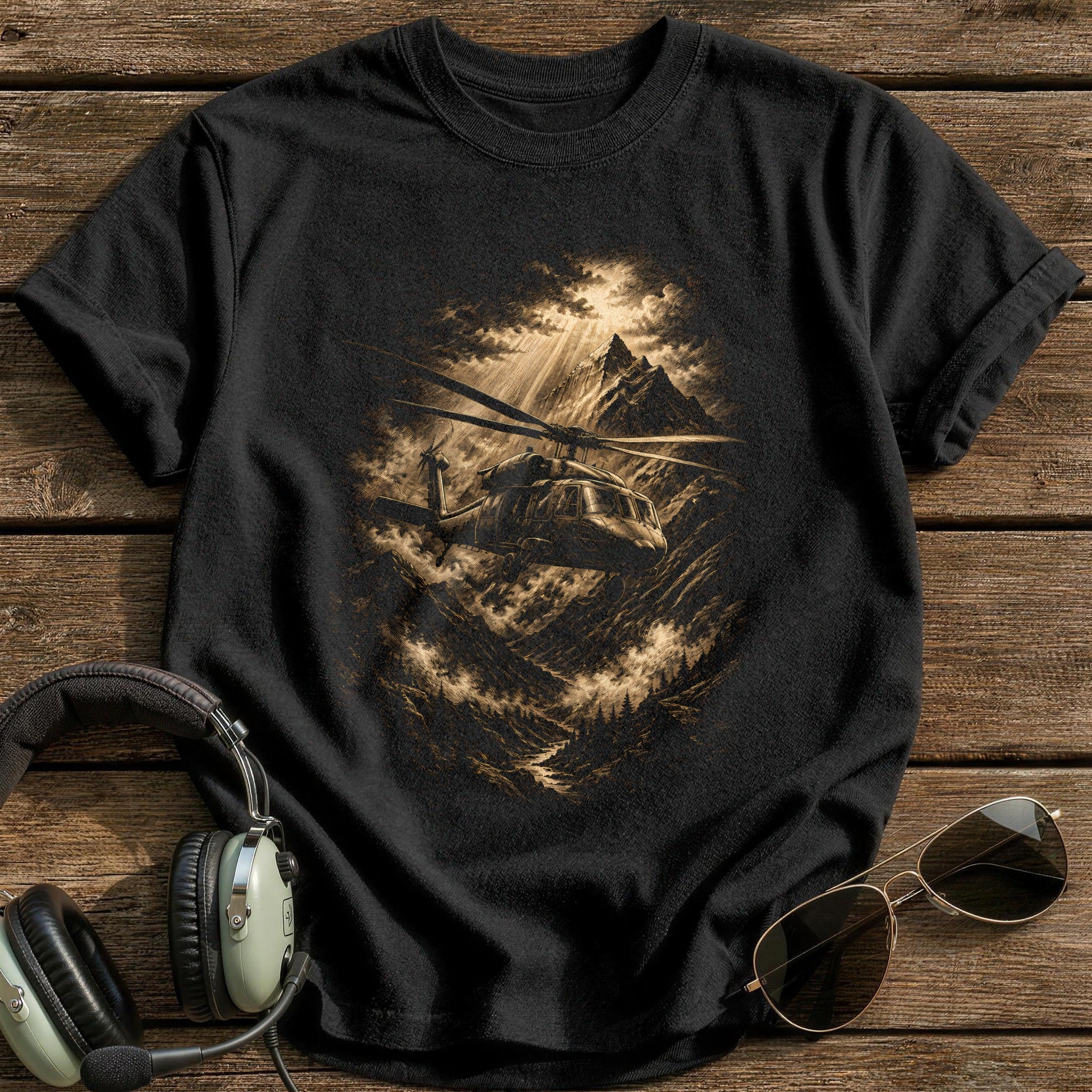 Military Helicopter 22 - Black