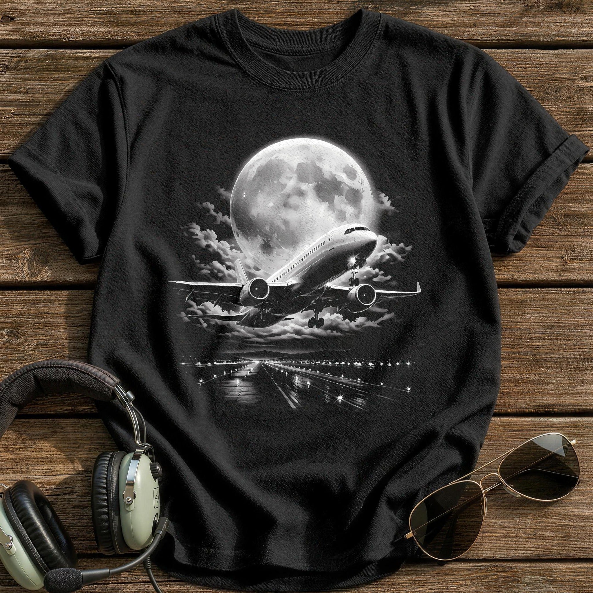 Moonlight Runway T-Shirt - Black