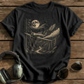 Moonlit Night Flight T-Shirt - Black
