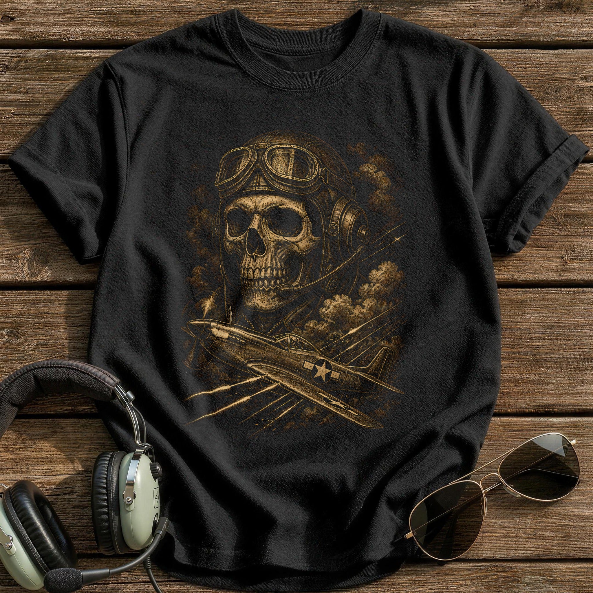 Mustang Tracers 70 T-Shirt - Black