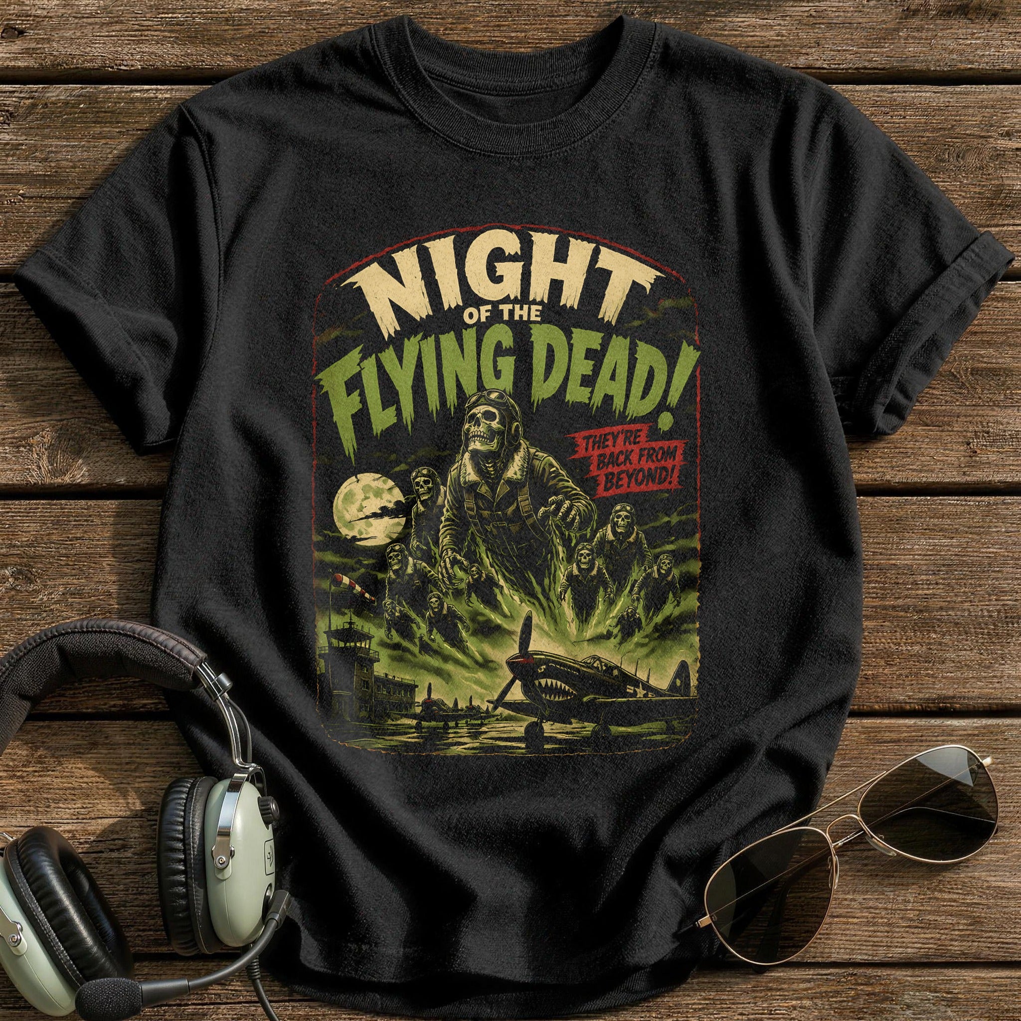 Night Of The Flying Dead 13 T-Shirt - Black