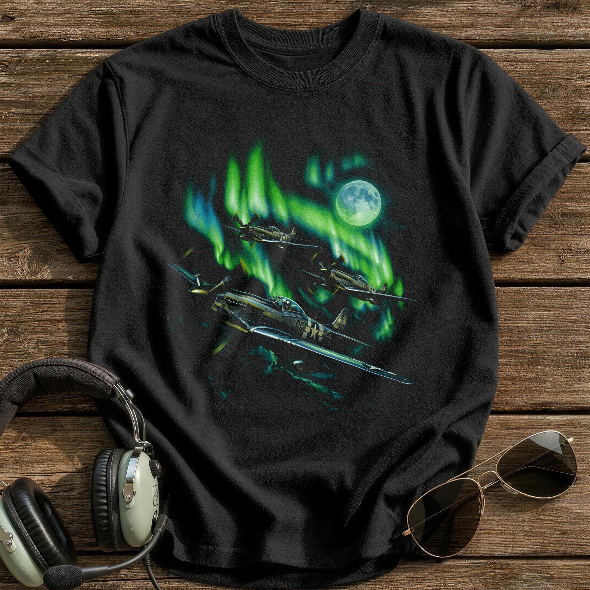 Northern Lights Warbirds T-Shirt - Black