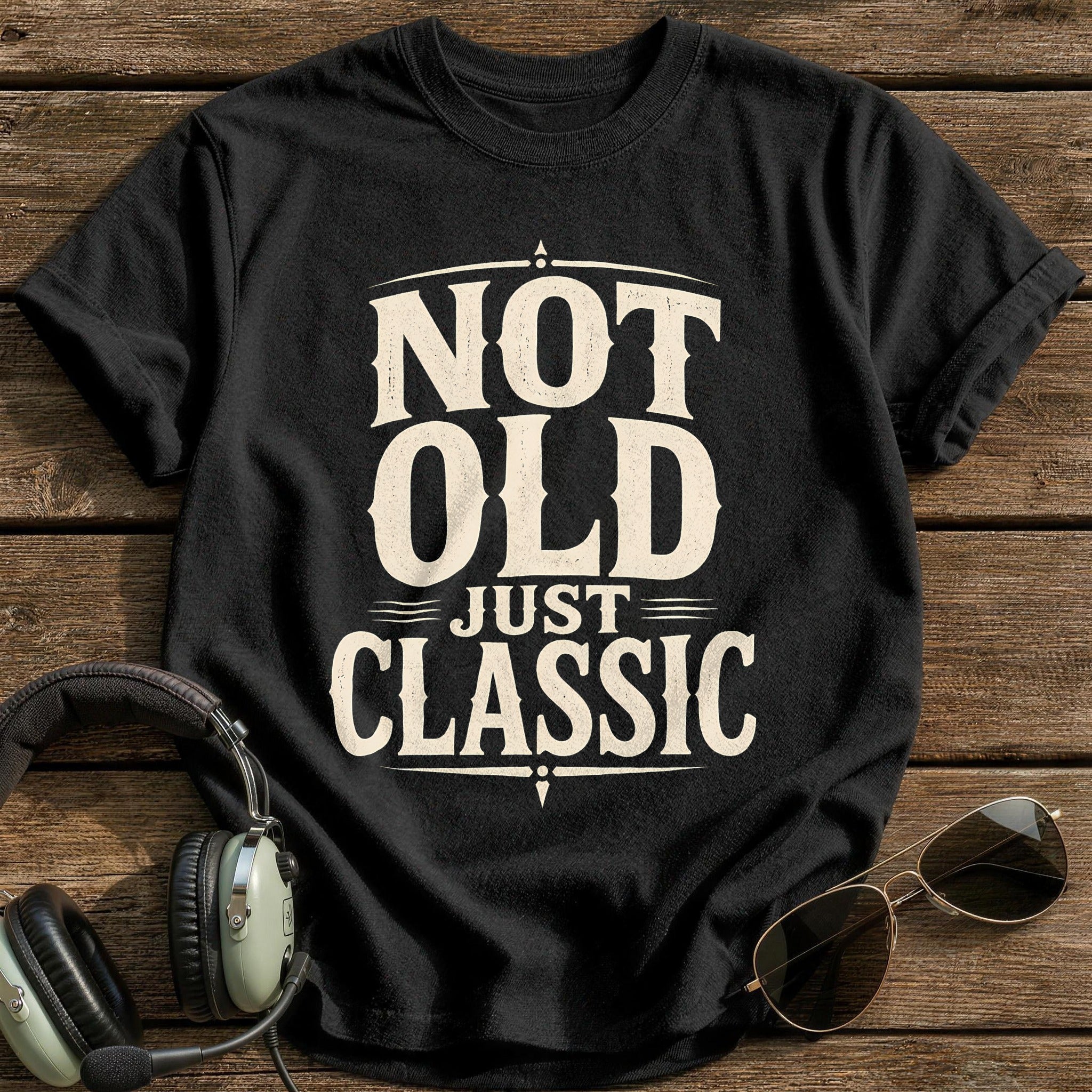 Not Old, Just Classic - Black