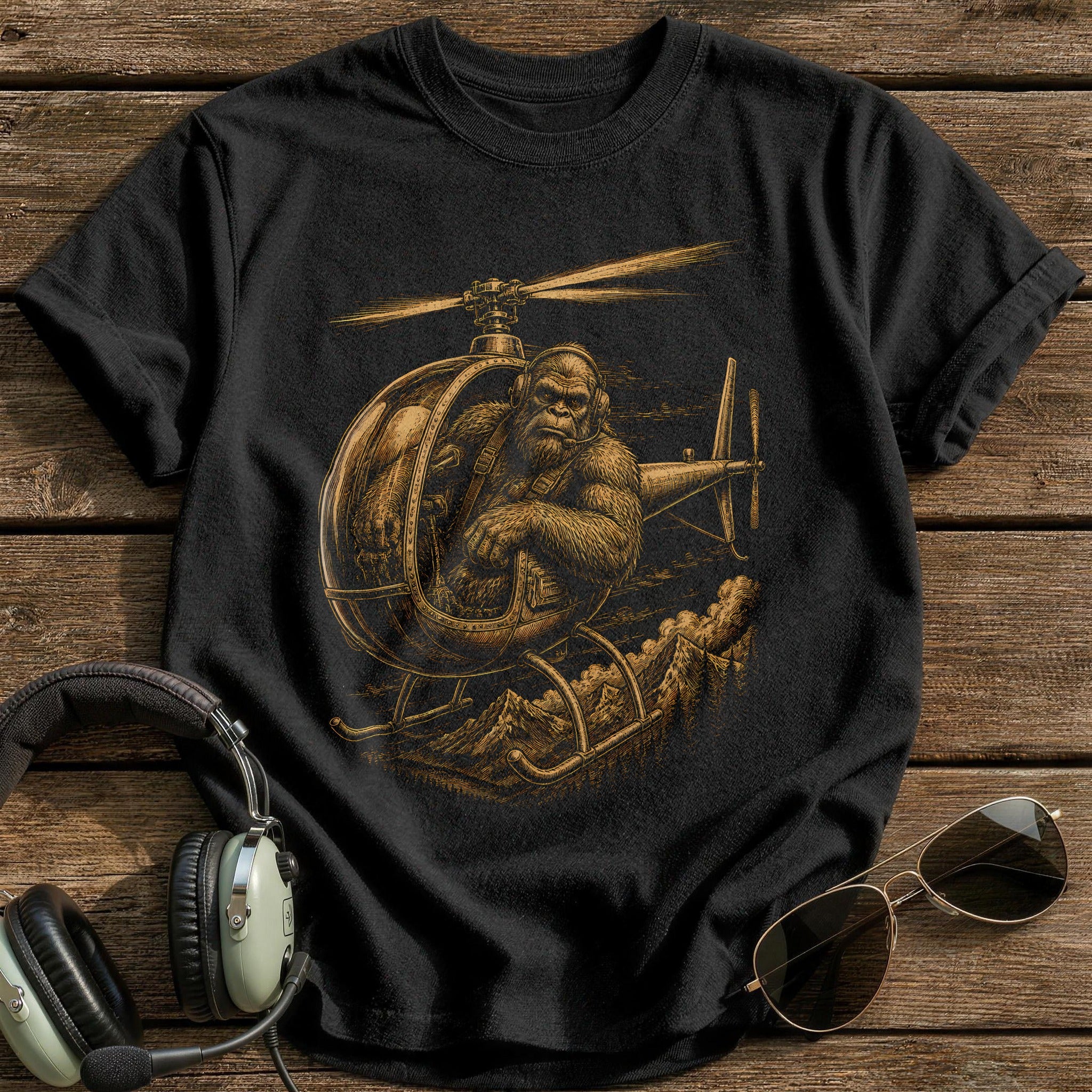 Piloting Helicopter 20 - Black