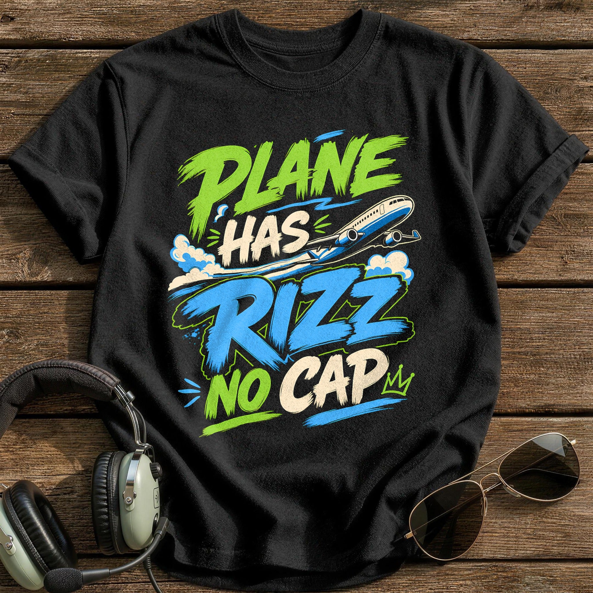 Plane Has Rizz - Black
