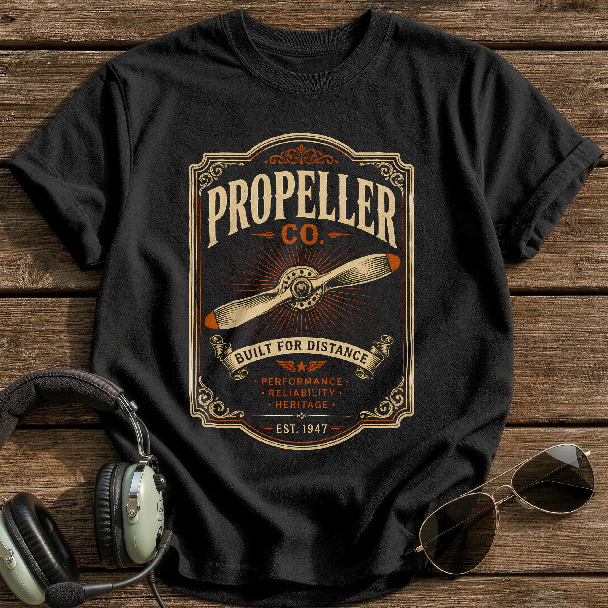 Propeller Co Matchbook 36 T-Shirt - Black