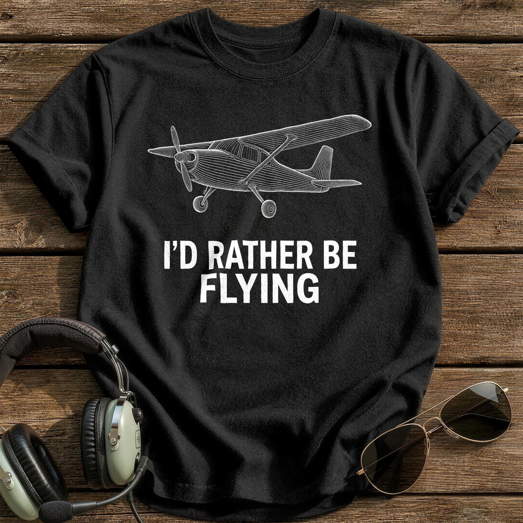 Rather Be Flying 12 T-Shirt - Black