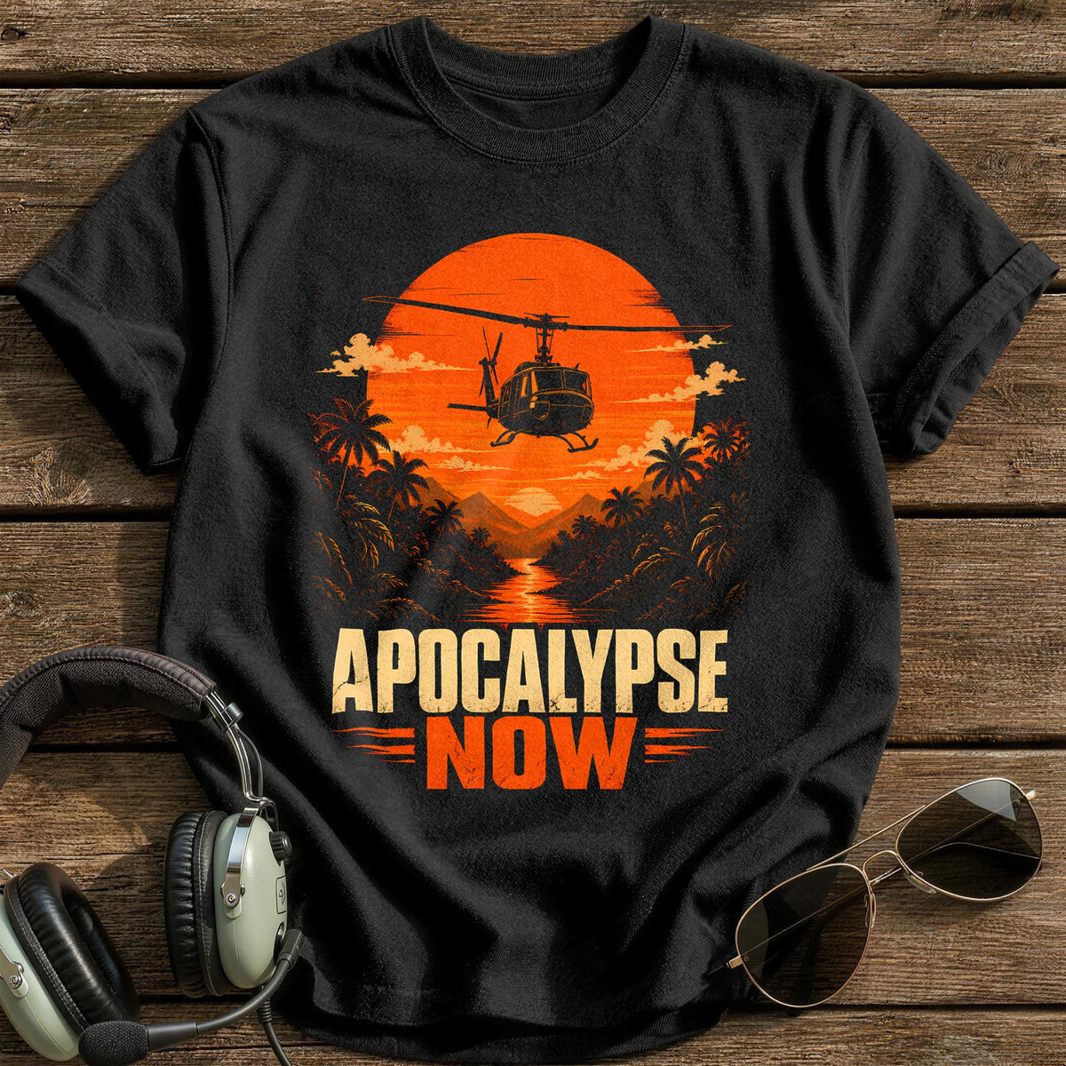 Rescue Sunset T-Shirt - Black