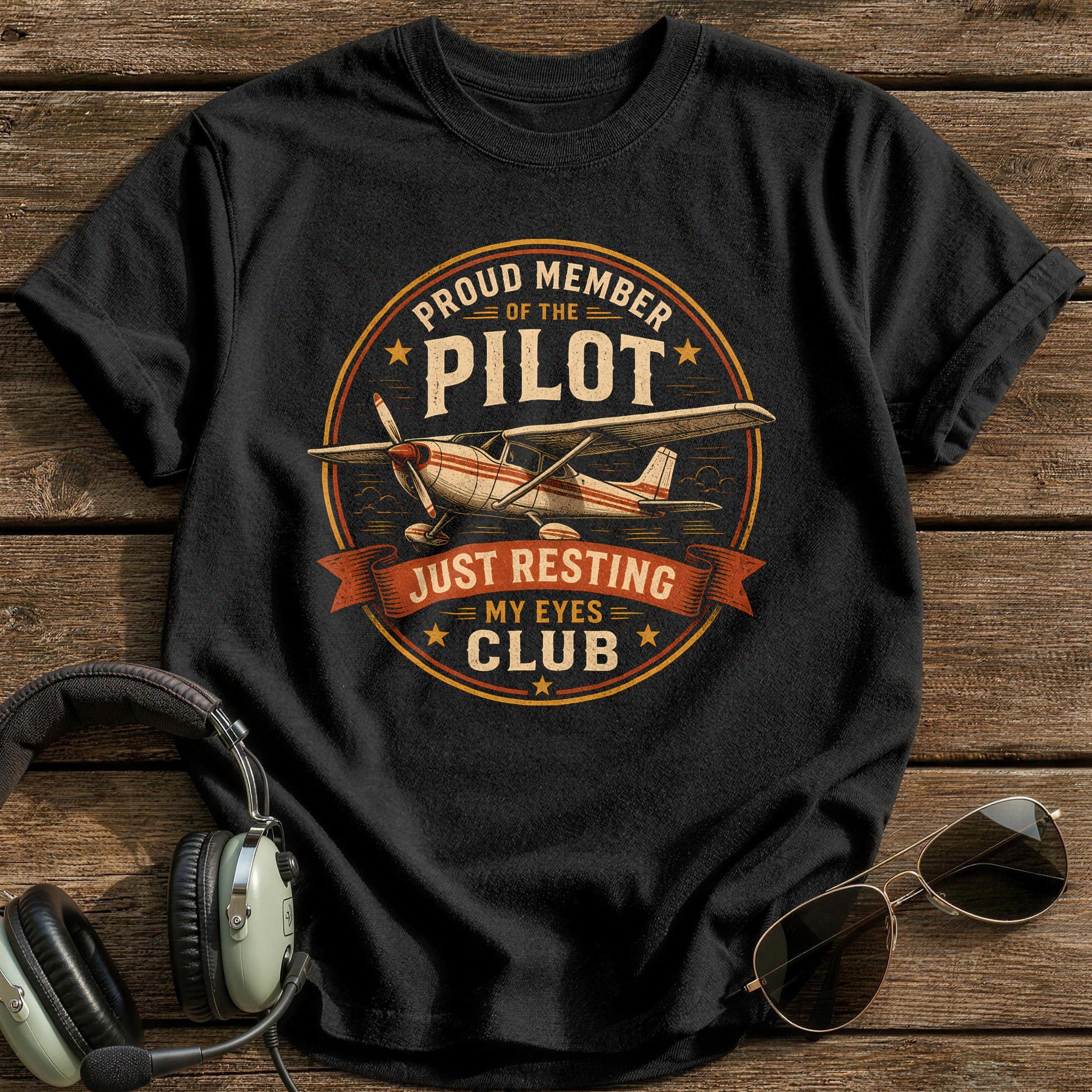 Resting Eyes Club - Black