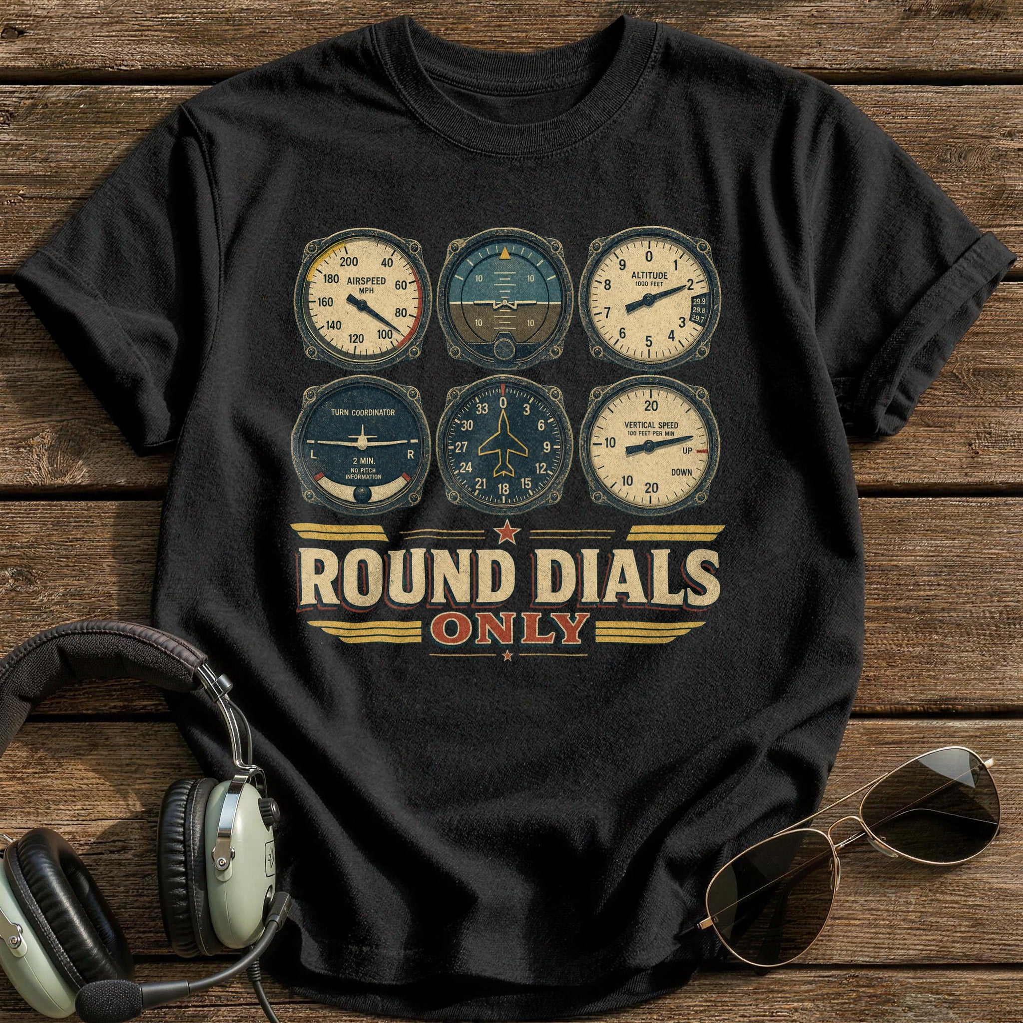 Round Dials Only - Black