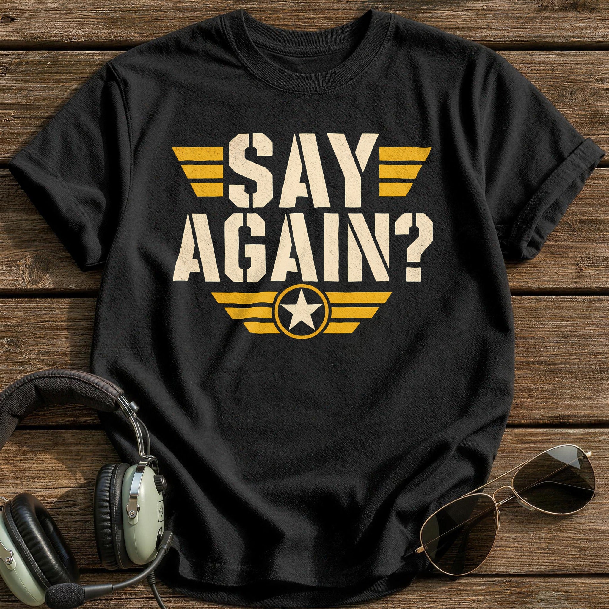 Say Again - Black