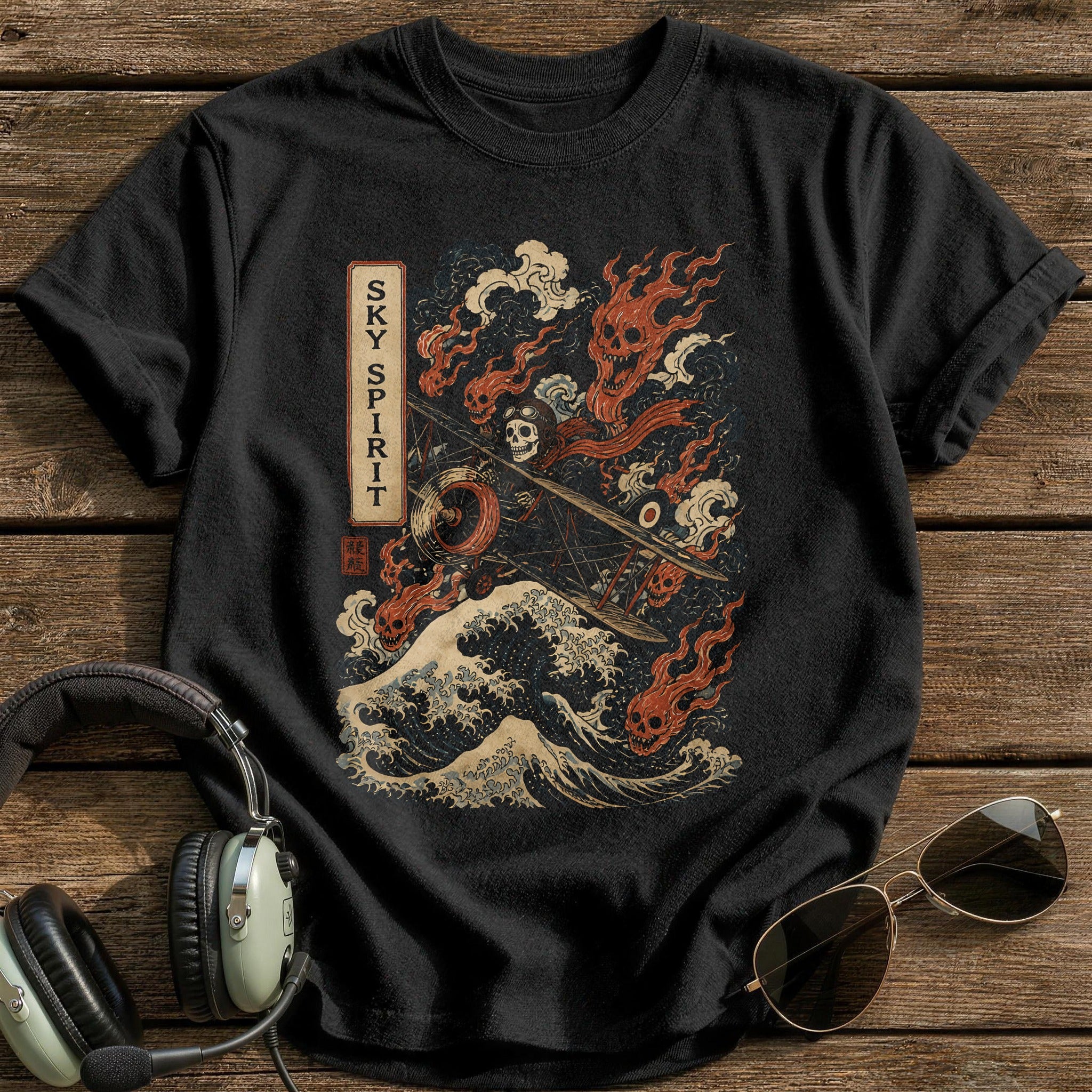 Sky Spirit 03 T-Shirt - Black