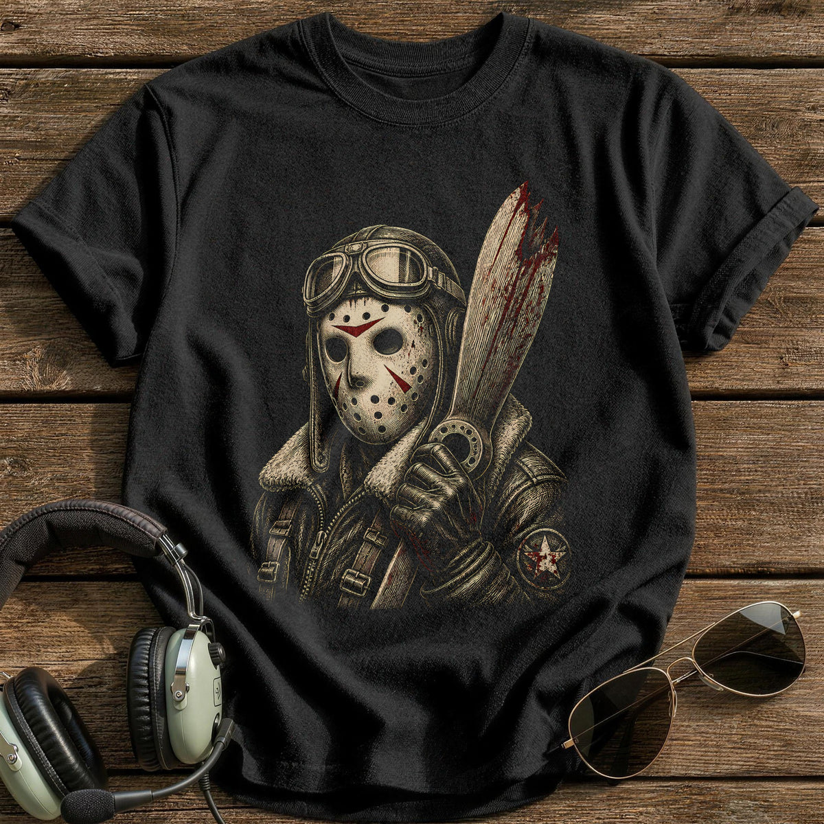 Slasher Etched 21 T-Shirt - Black