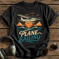 Smooth Water Landing T-Shirt - Black
