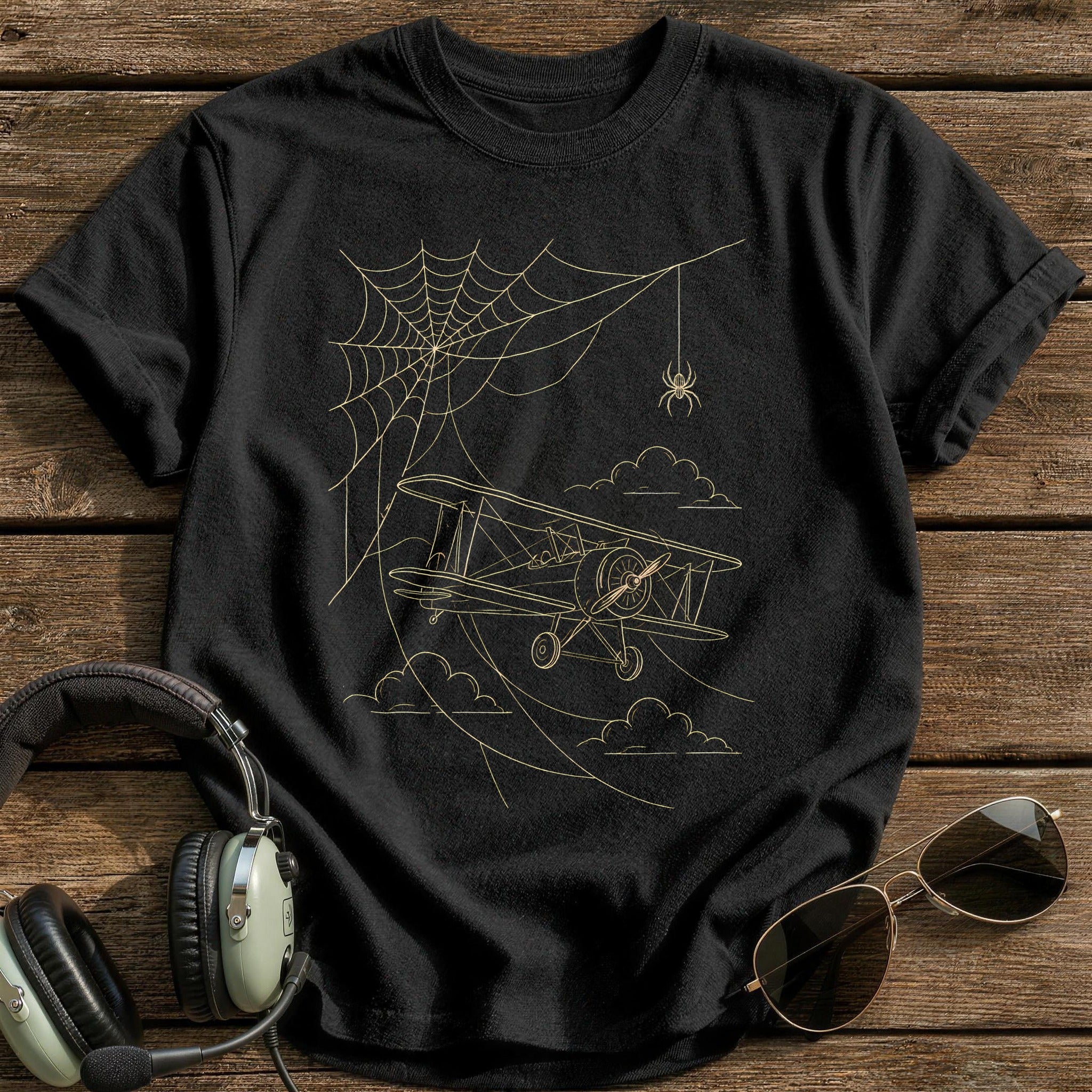 Spiderweb Biplane 94 - Black