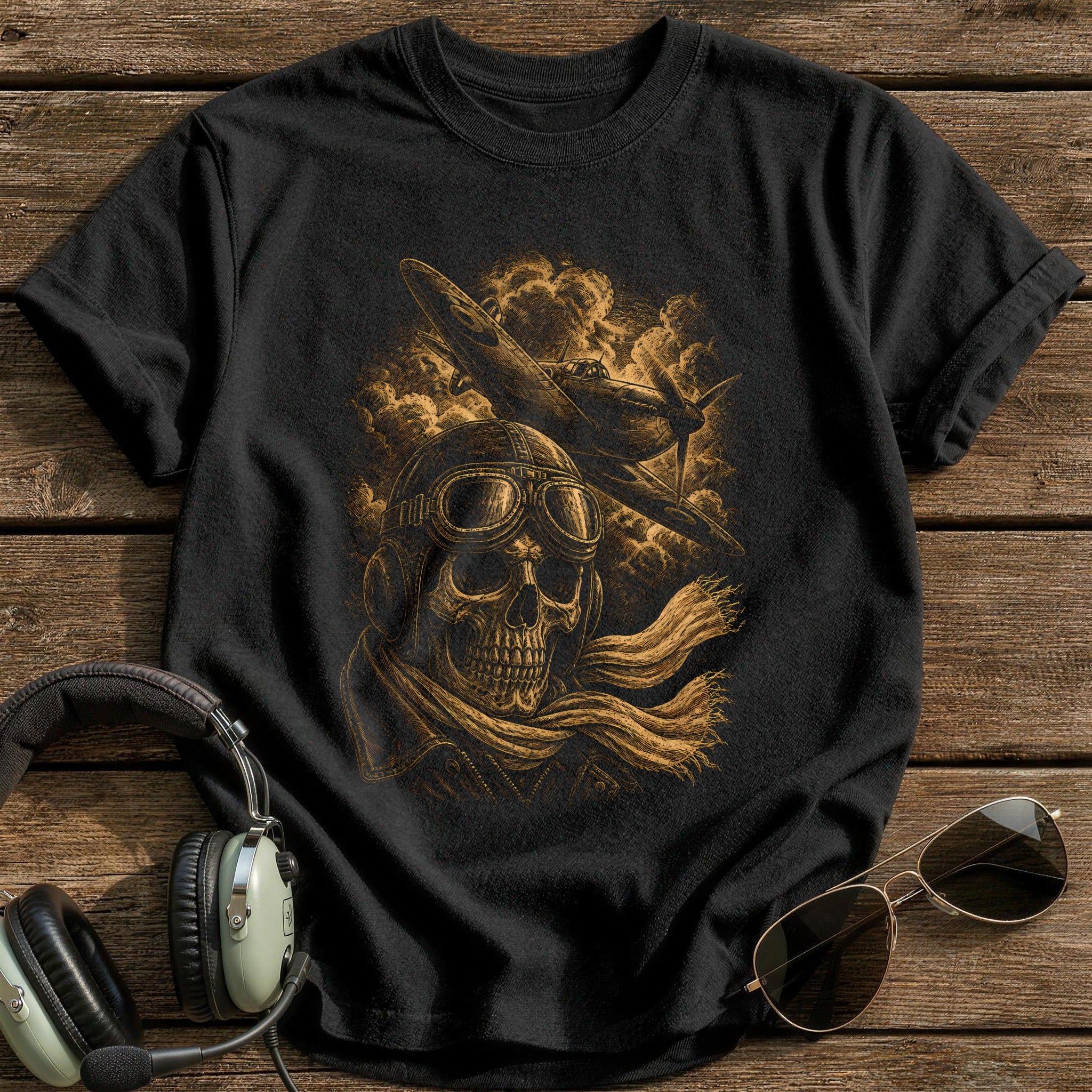 Spitfire Scarf 36 T-Shirt - Black