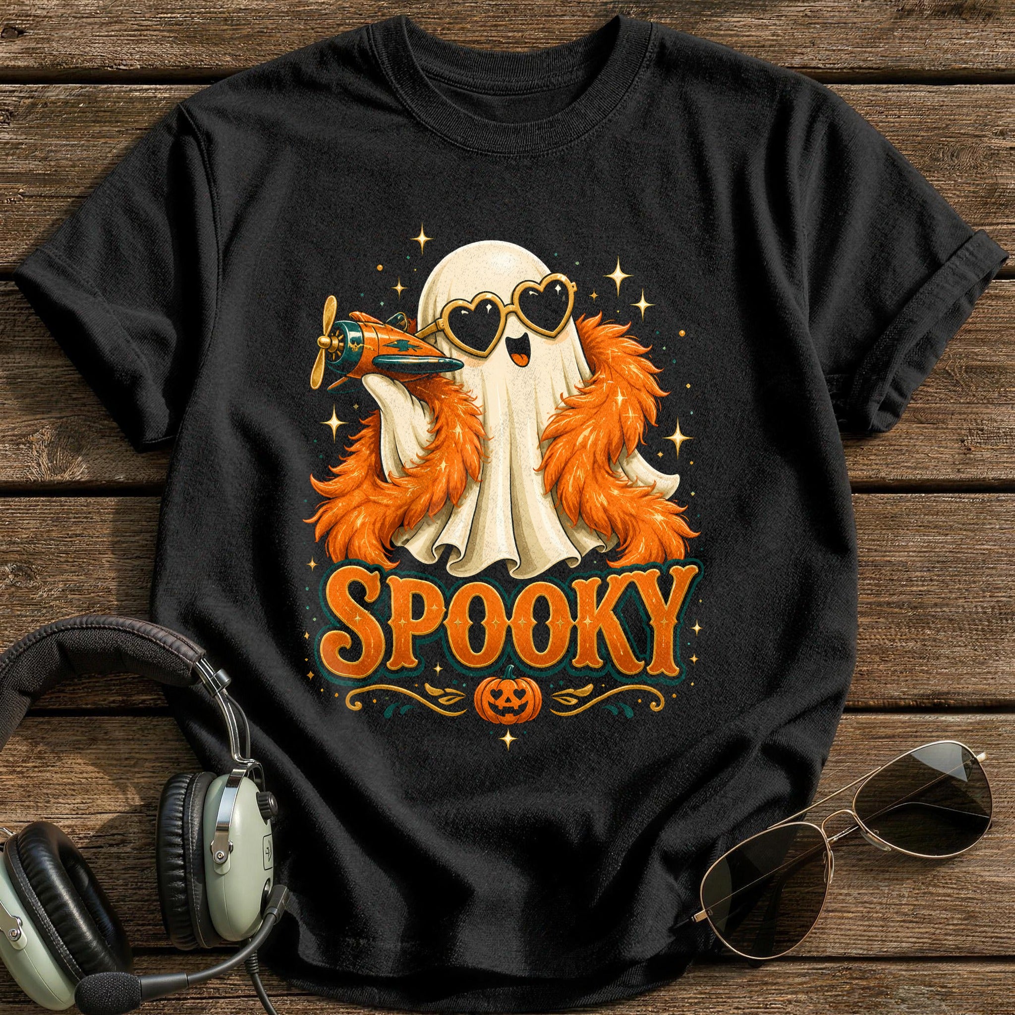 Spooky Glam Ghost 34 - Black