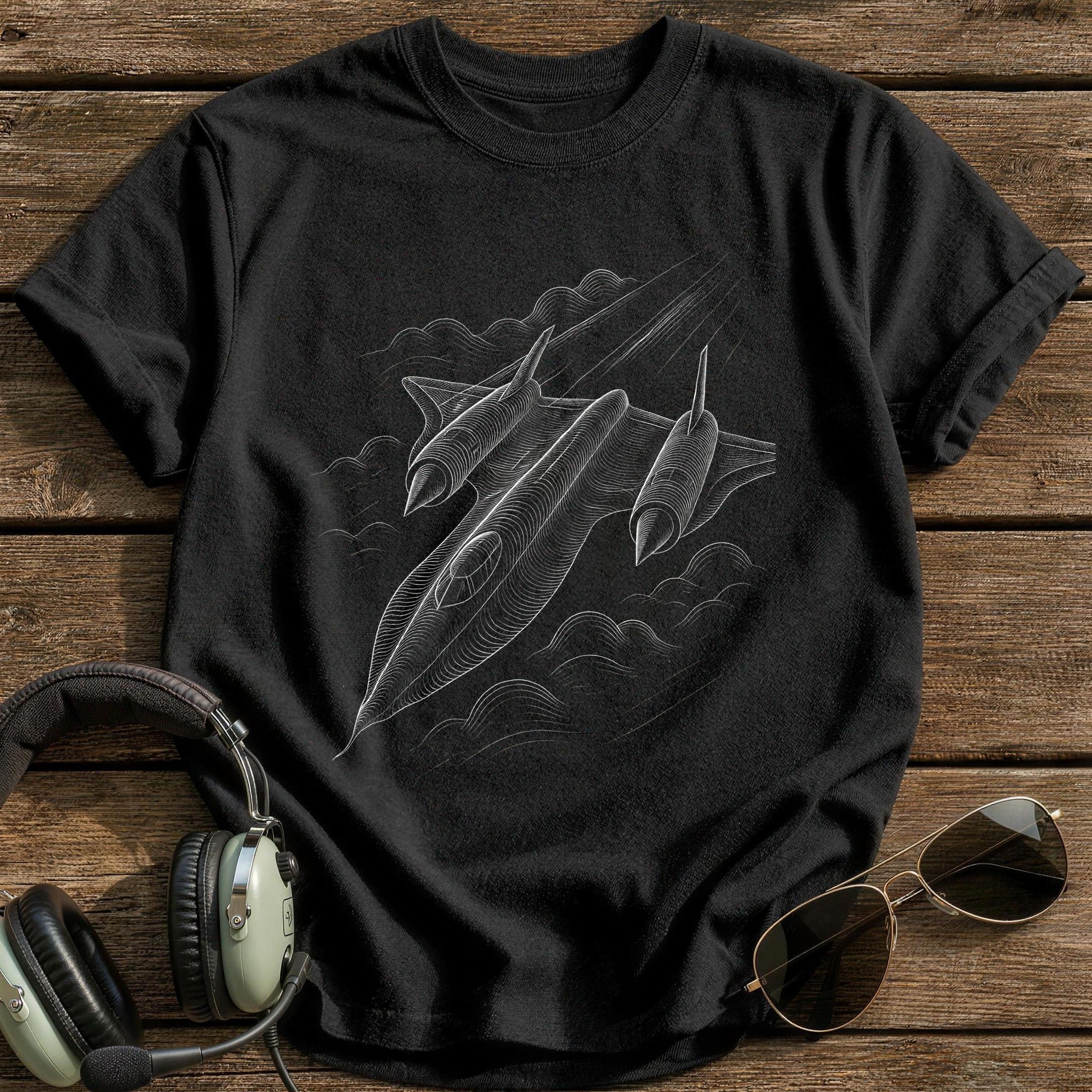 Spy Jet 30 T-Shirt - Black