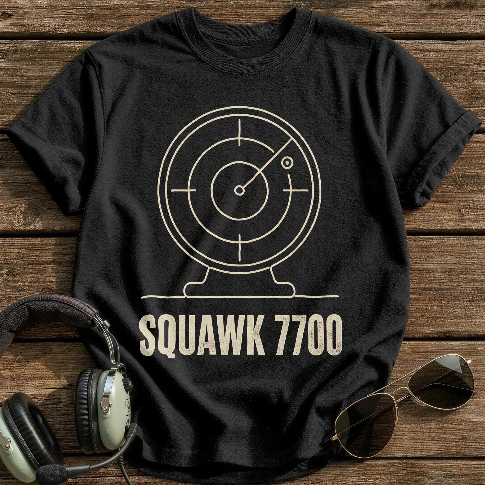 Squawk 7700 16 T-Shirt - Black