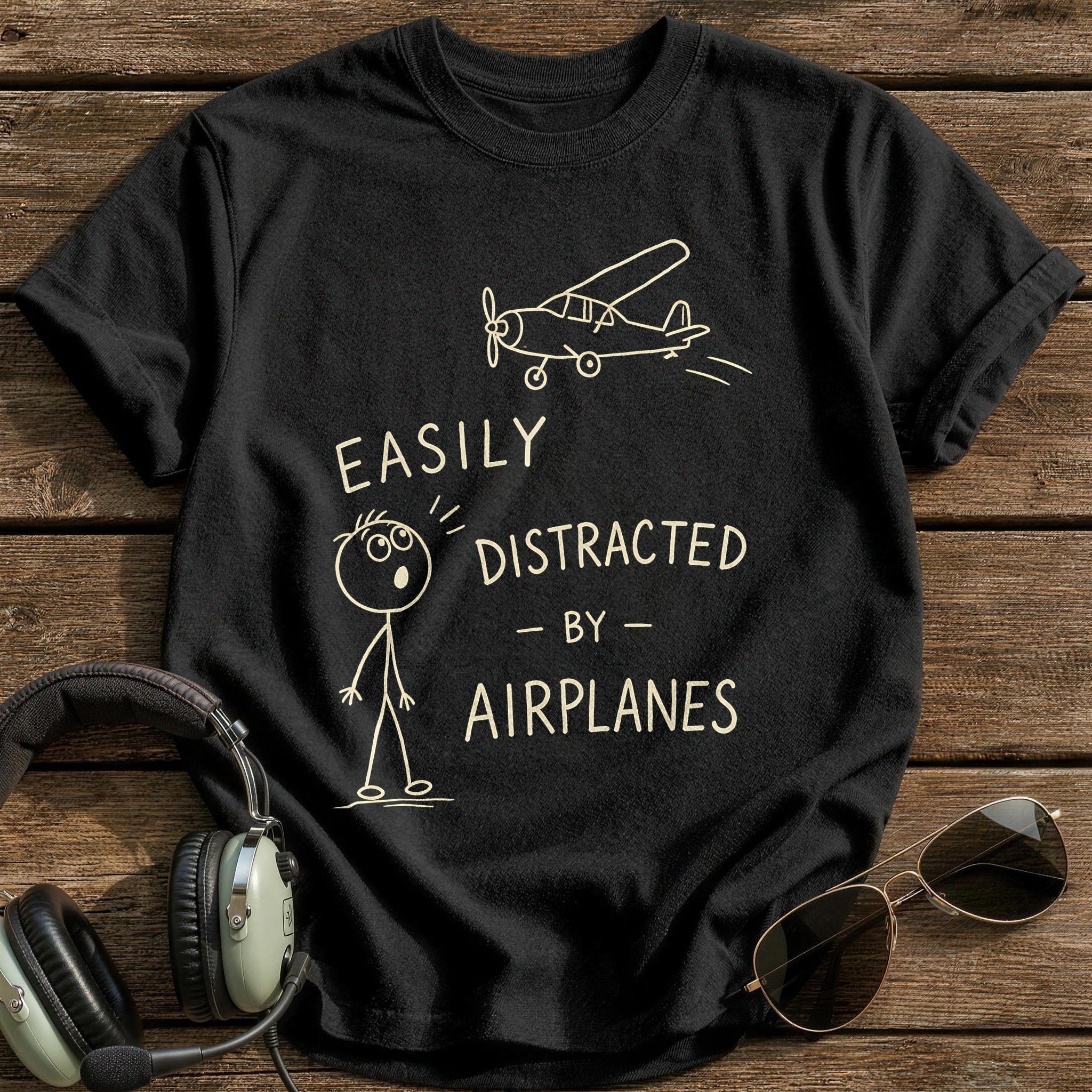 Stickman Distracted 61 - Black