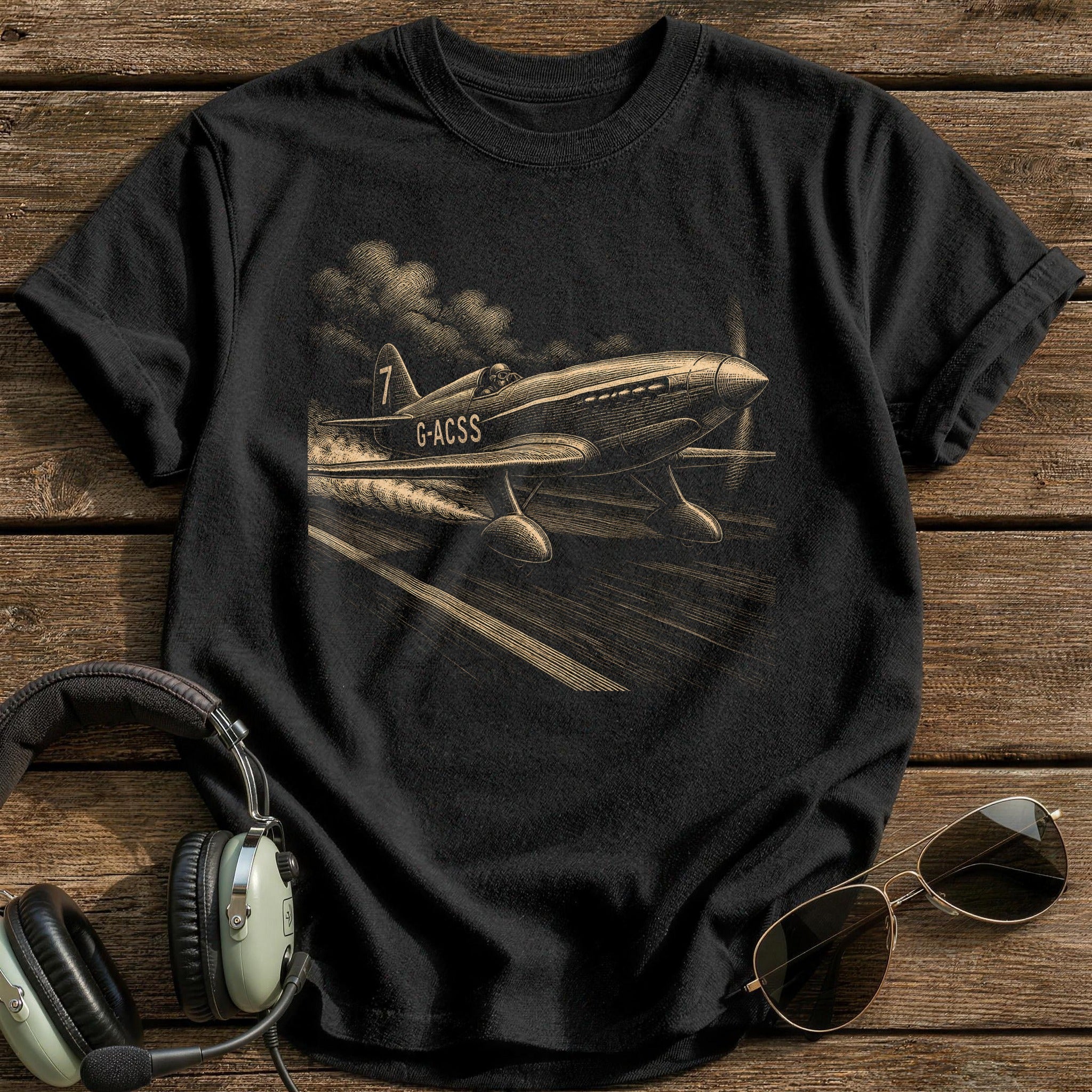Streamlined Racer T-Shirt - Black