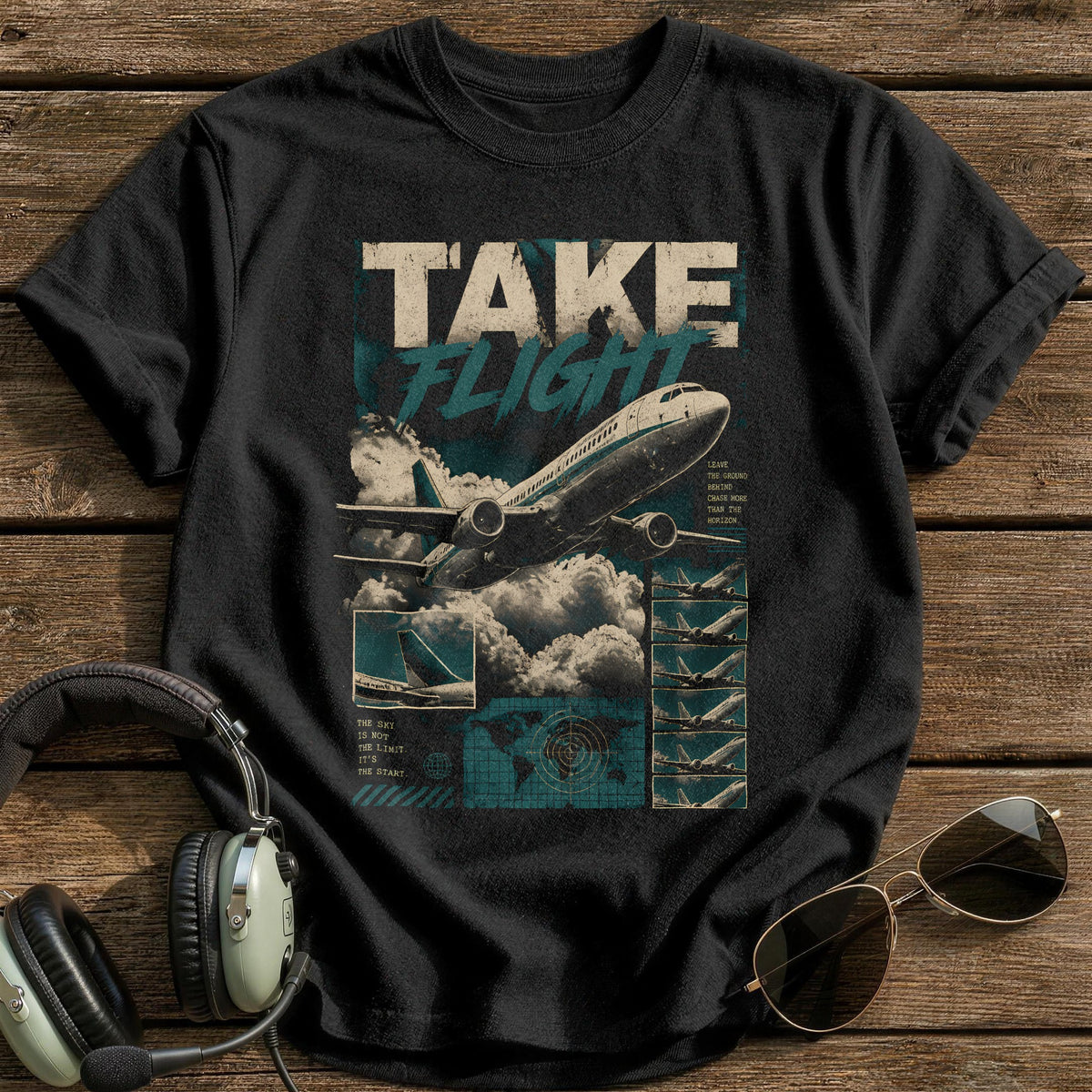 Take Flight T-Shirt - Black
