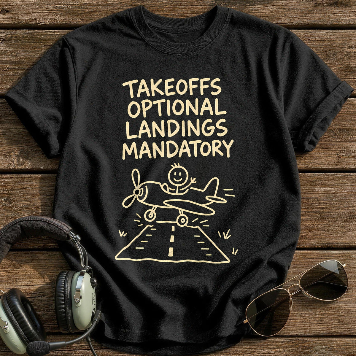 Takeoffs Optional 46 Kids T-Shirt - Black